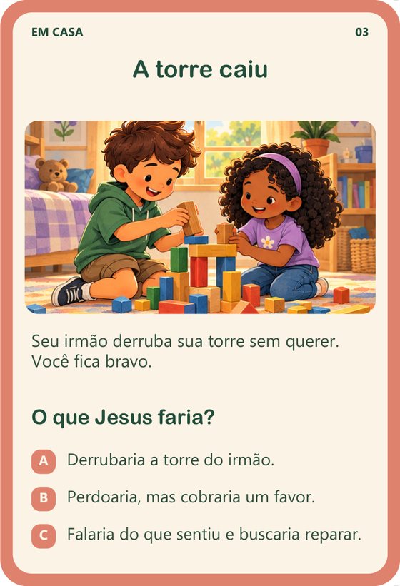 Carta 03: A torre caiu